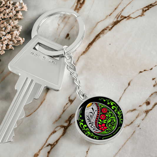 Easter Egg Keychain Red