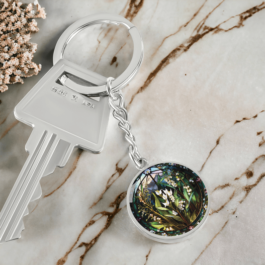 Lily Of The Valley Keychain