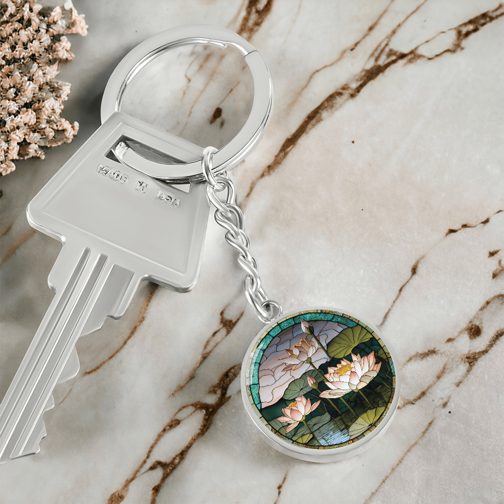 Water Lily Keychain