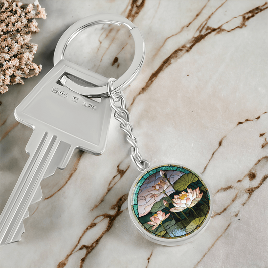 Water Lily Keychain