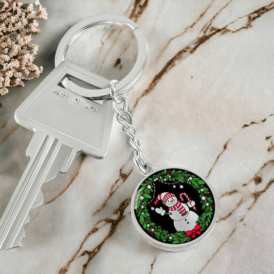 Snowman Keychain