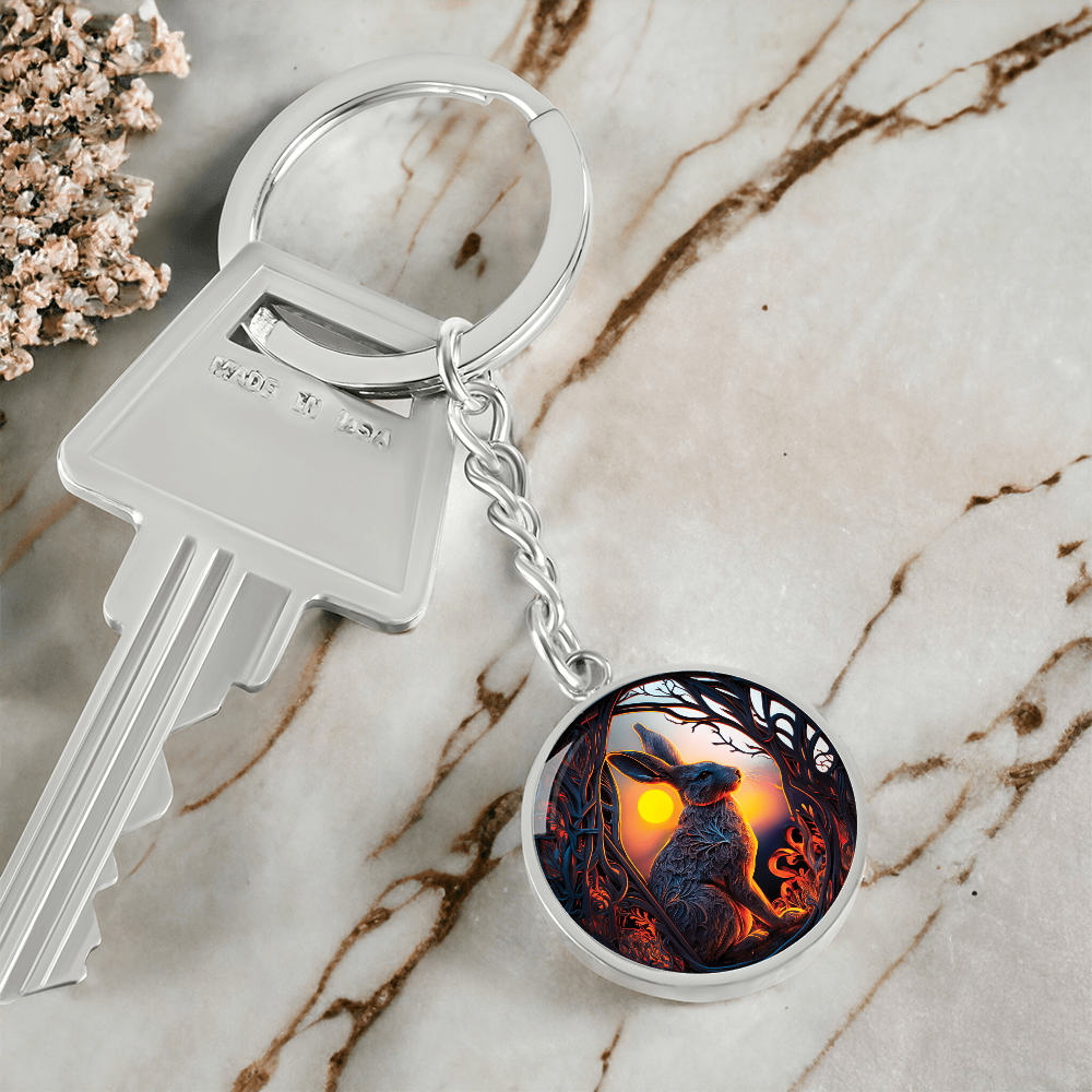 Rabbit Keychain - Chinese Zodiac Animal Pendant Jewelry