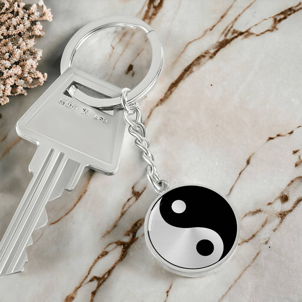 Yin Yang Keychain