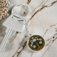 Celtic Tree of Life Pendant Keychain - Hawthorn May Birth Flower Jewelry