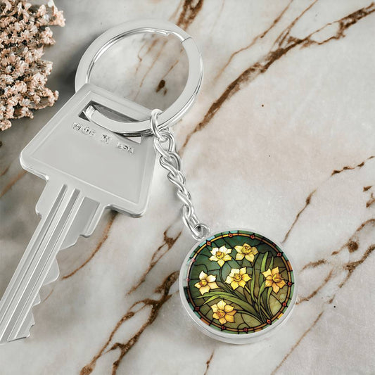 Daffodil Keychain