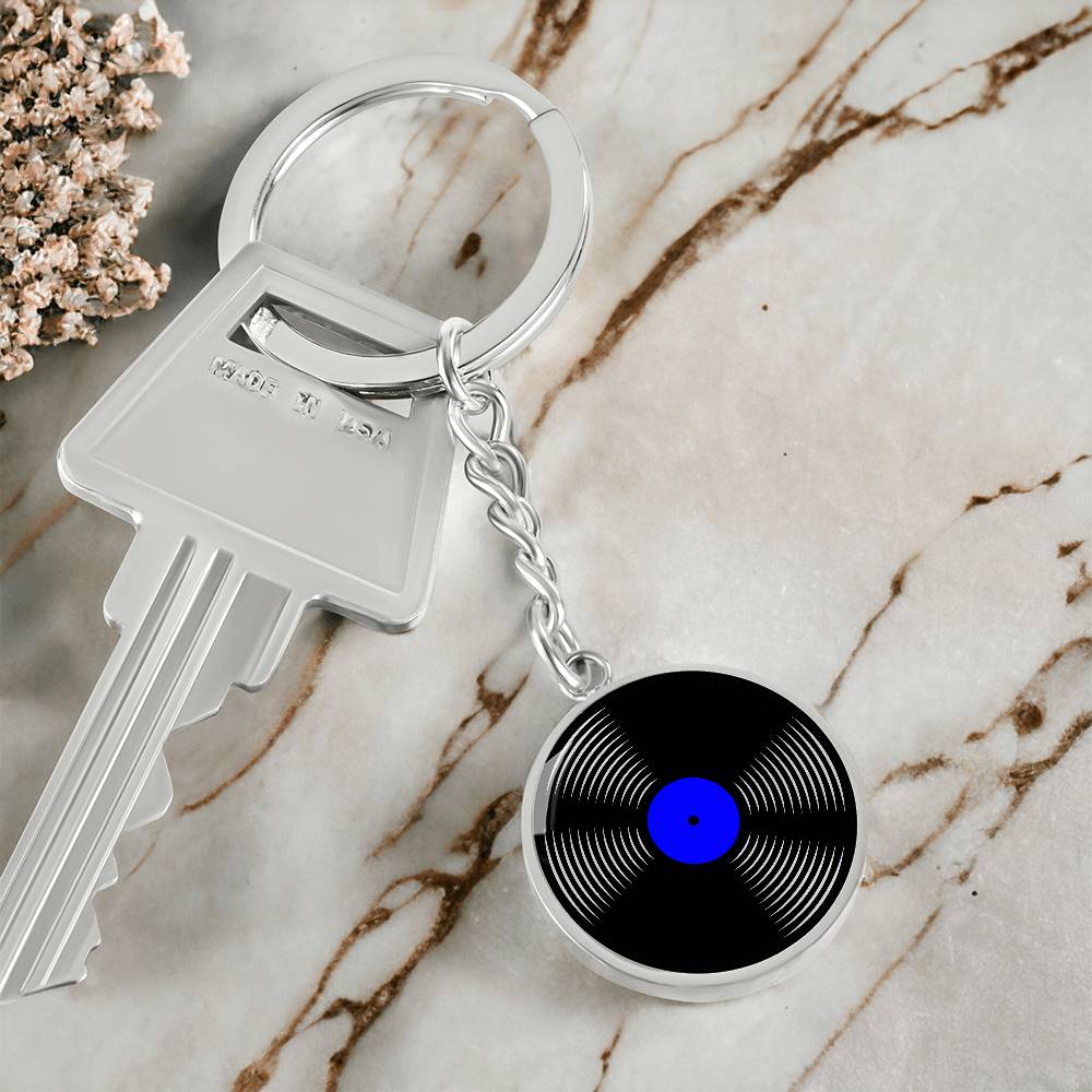 Vinyl Record Keychain