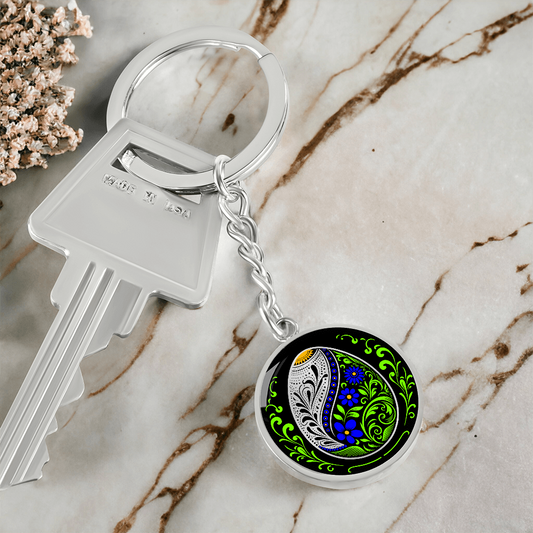 Easter Egg Keychain Blue