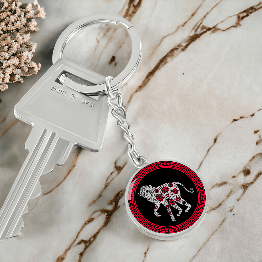 Monkey Keychain Chinese Zodiac Jewelry