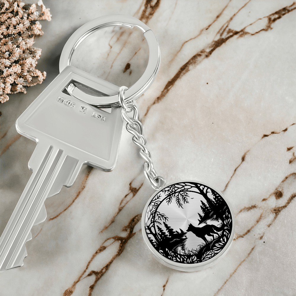 Wolf Keychain