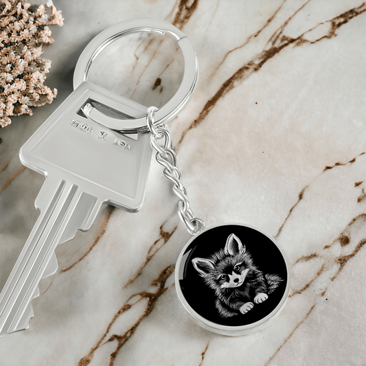 Baby Fox Keychain