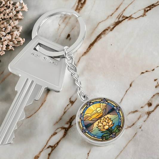 Water Lily Keychain