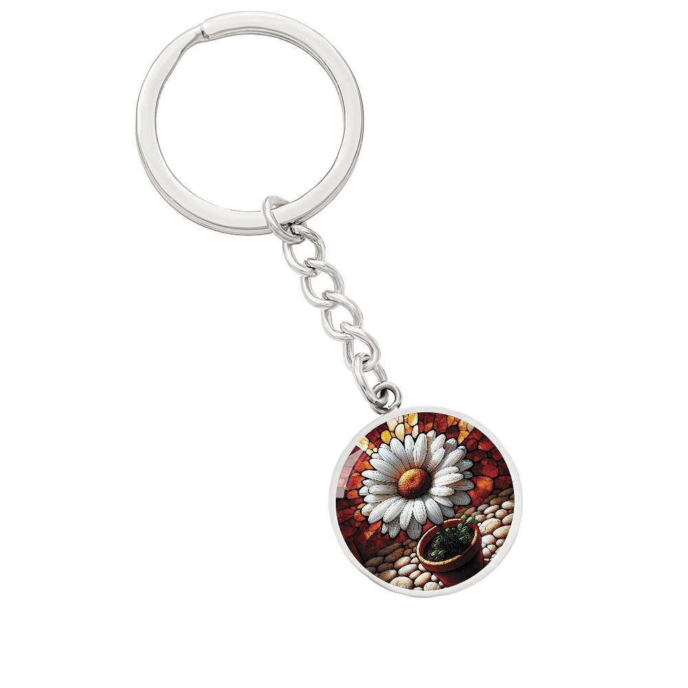 Daisy Keychain