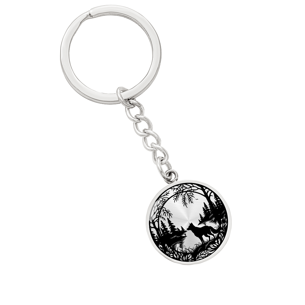 Wolf Keychain