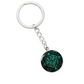Teal Celtic Knot Keychain - Romantic Pendant Jewelry