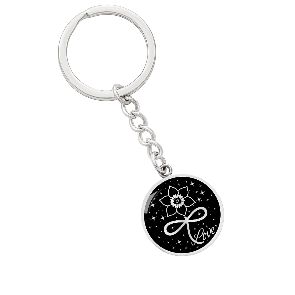 Infinity Daffodil Keychain