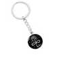 Infinity Rose Keychain