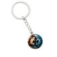 Yin Yang Rabbit Keychain