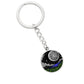 Gold Moon Keychain