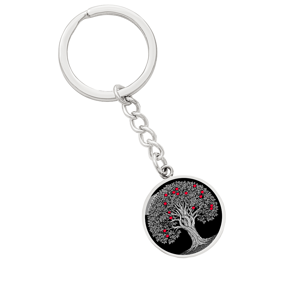 Apple Tree Keychain - Symbolic Jewelry