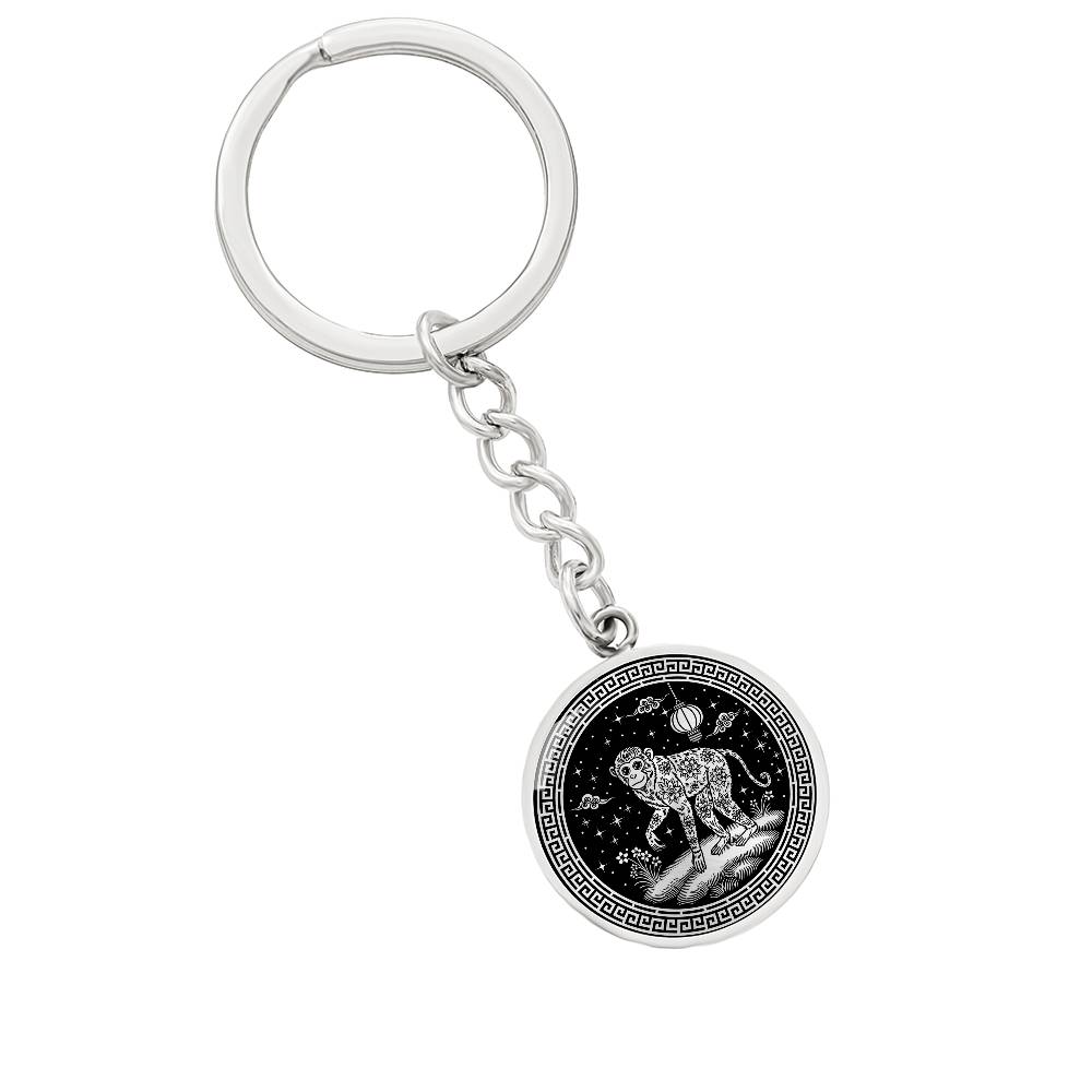 Monkey Keychain Chinese Zodiac Animal Pendant Jewelry