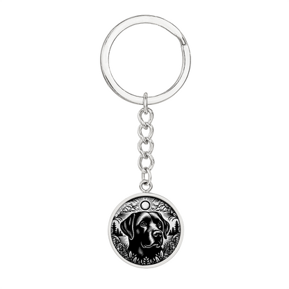 Labrador Retriever Memorial Keychain