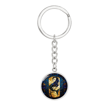 Capricorn Goat Keychain - Zodiac Pendant Jewelry