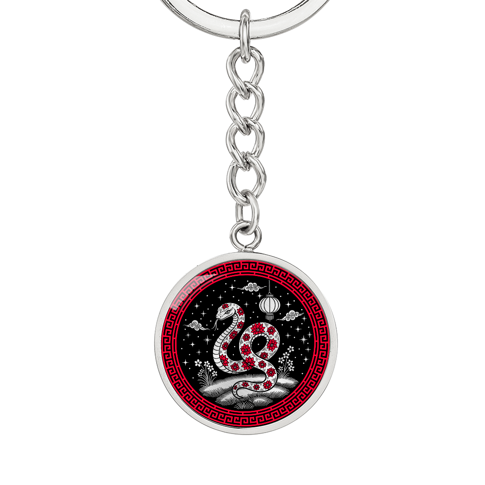 Snake Keychain - Chinese Zodiac Charm Pendant