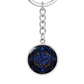 Blue Celtic Knot Keychain - Romantic Pendant Jewelry