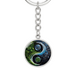 Nature & Circuit Yin Yang Pendant Keychain
