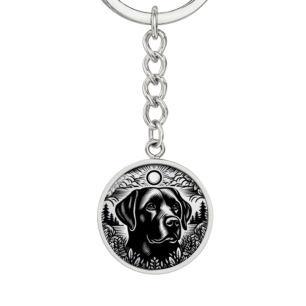 Labrador Retriever Memorial Keychain