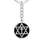 Magen Cross Keychain, Meaningful Symbol of Faith & Heritage