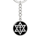 Star of David & Orthodox Cross Keychain
