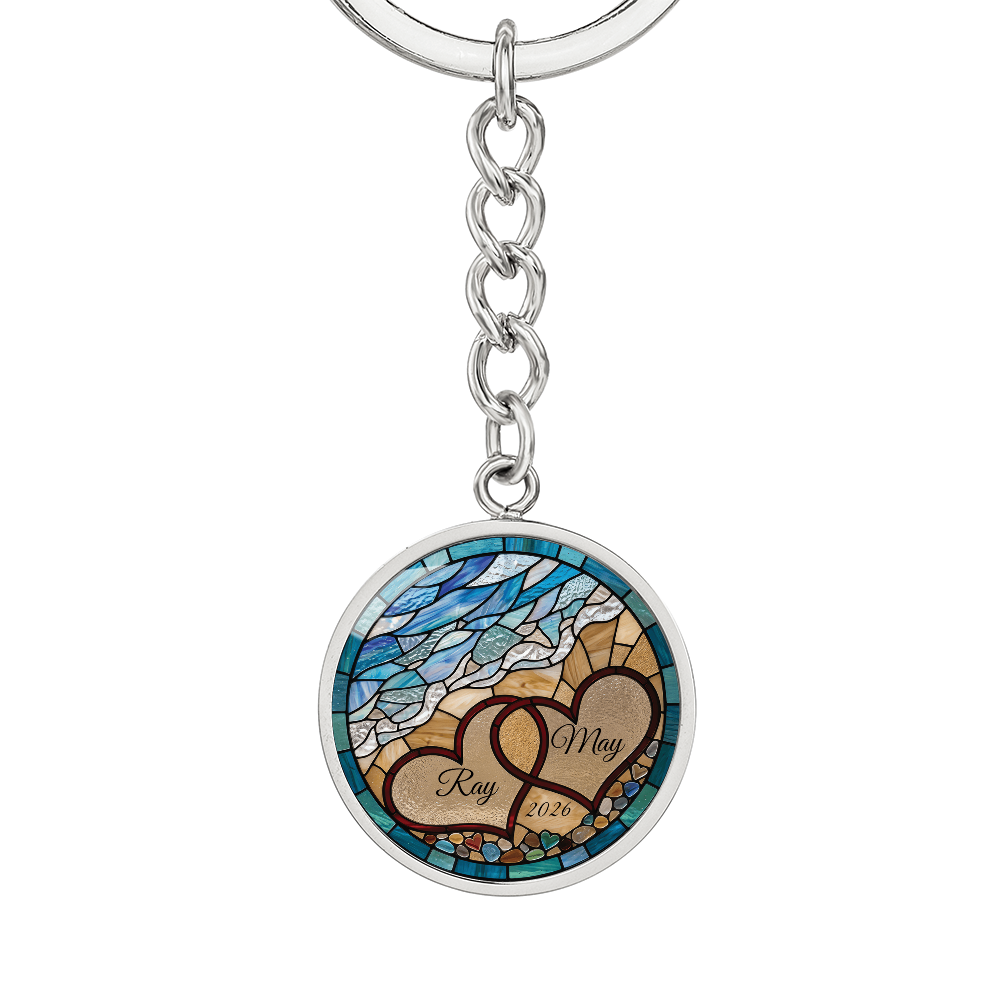 Beach Keychain - Ocean Charm Pendant Jewelry
