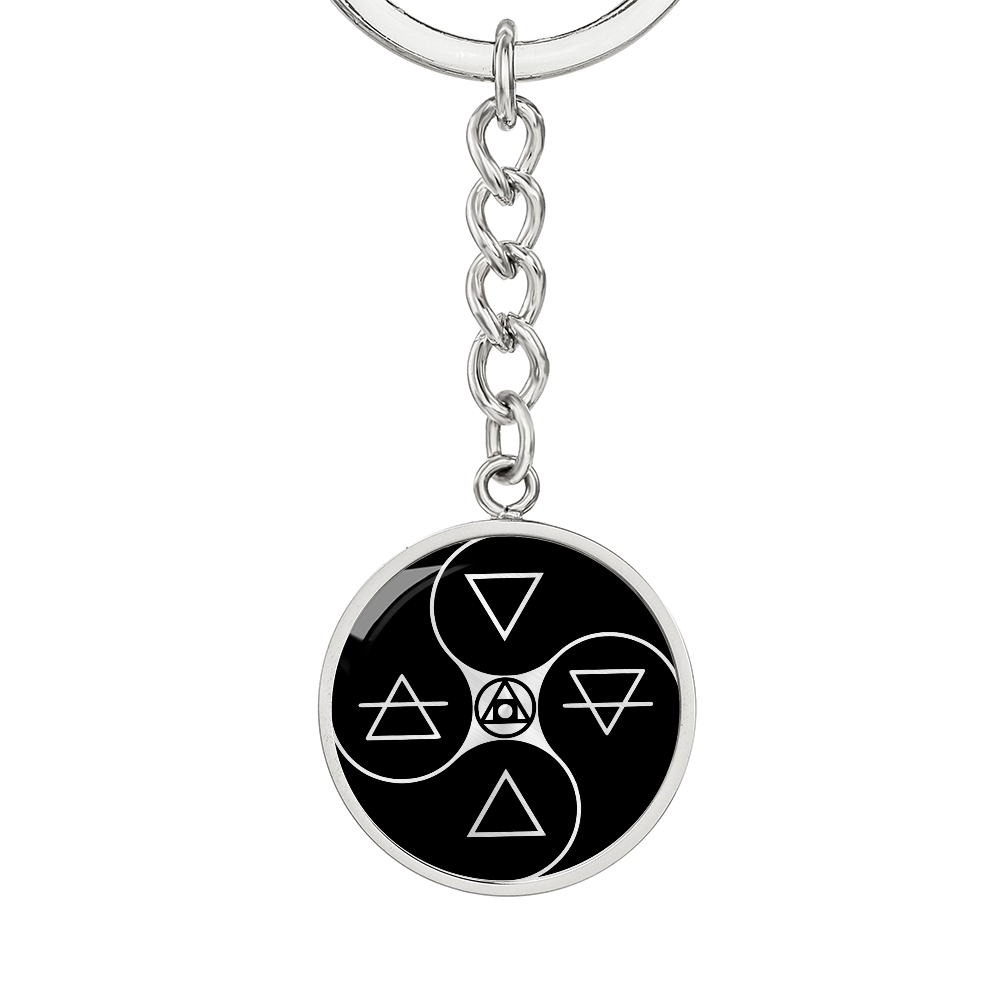 Alchemy Keychain - Philosopher's Stone Jewelry