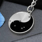 Capricorn Yin Yang Keychain