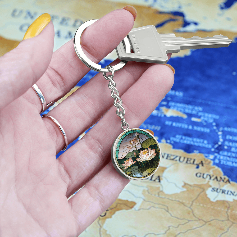 Water Lily Keychain