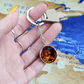 Fire Tiger Keychain