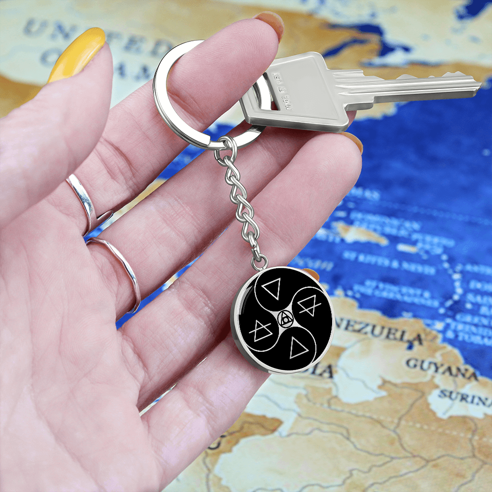 Alchemy Keychain - Philosopher's Stone Jewelry