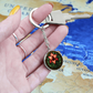 Gladiolus Keychain