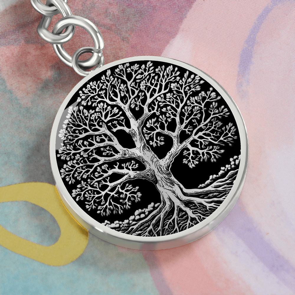 Oak Tree Keychain