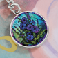 Larkspur Keychain