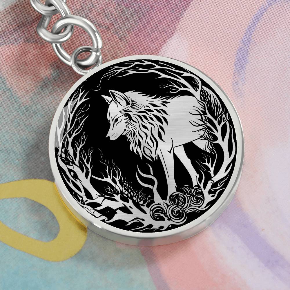 Wolf Keychain