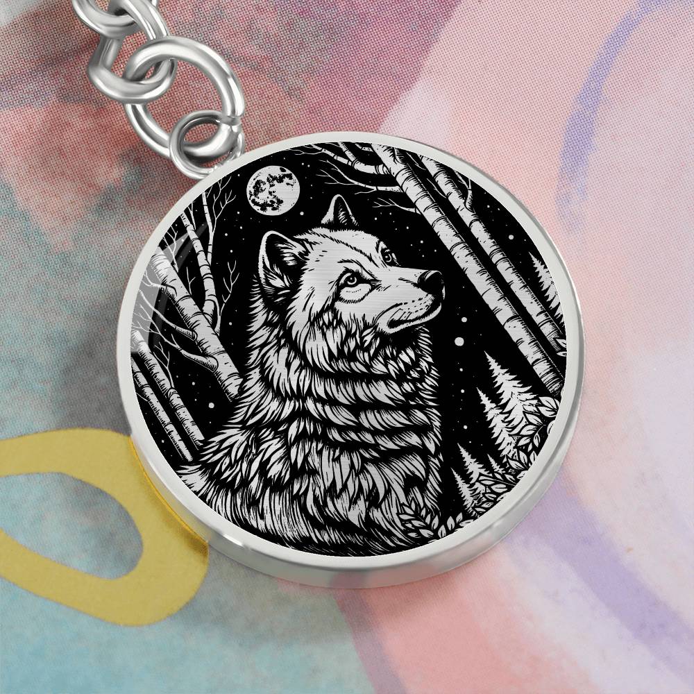 Wolf Keychain