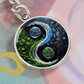 Nature & Circuit Yin Yang Pendant Keychain
