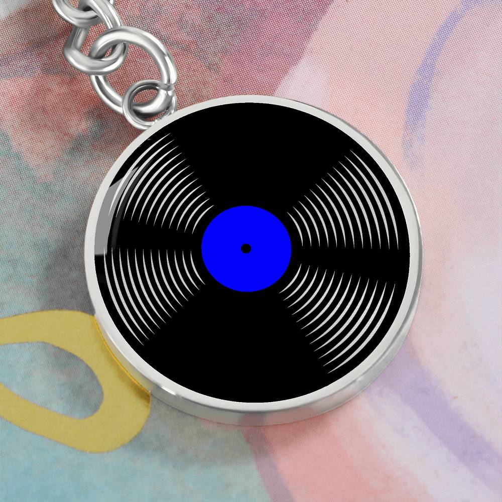 Vinyl Record Keychain