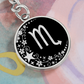 Scorpio Zodiac Pendant Keychain