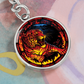 Fire Tiger Keychain
