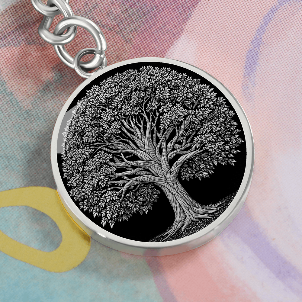 Oak Tree Keychain