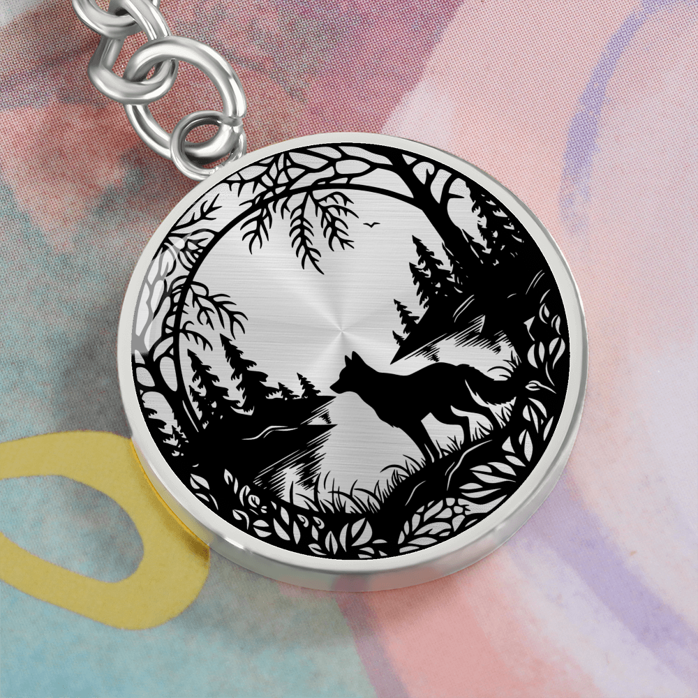 Wolf Keychain