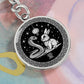 Rabbit and Snake Keychain